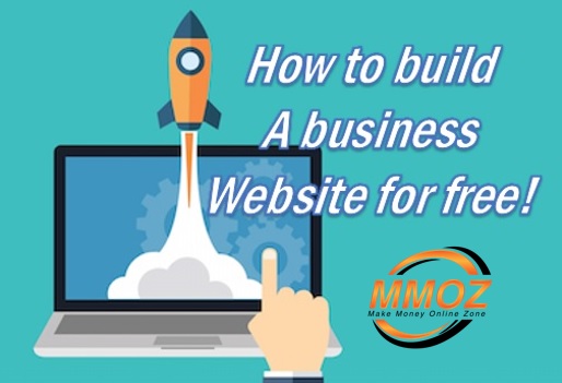 How to build a business website for free.