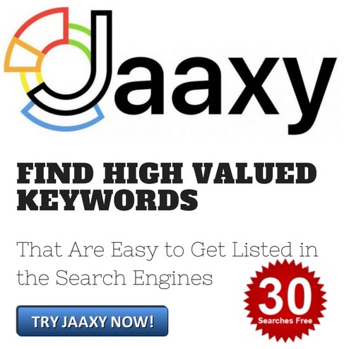 Join Jaaxy and get 30 free searches.