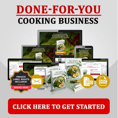 Most Wanted Homemade Recipes PLR business. Click to get started.